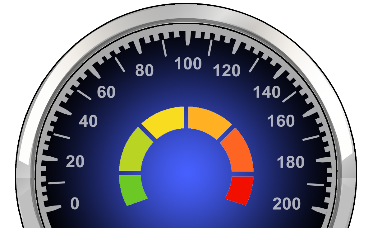 Turbo Tables speedometer